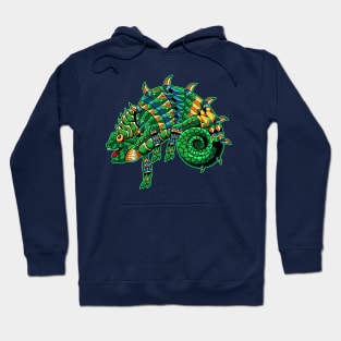 chameleon zentangle Hoodie